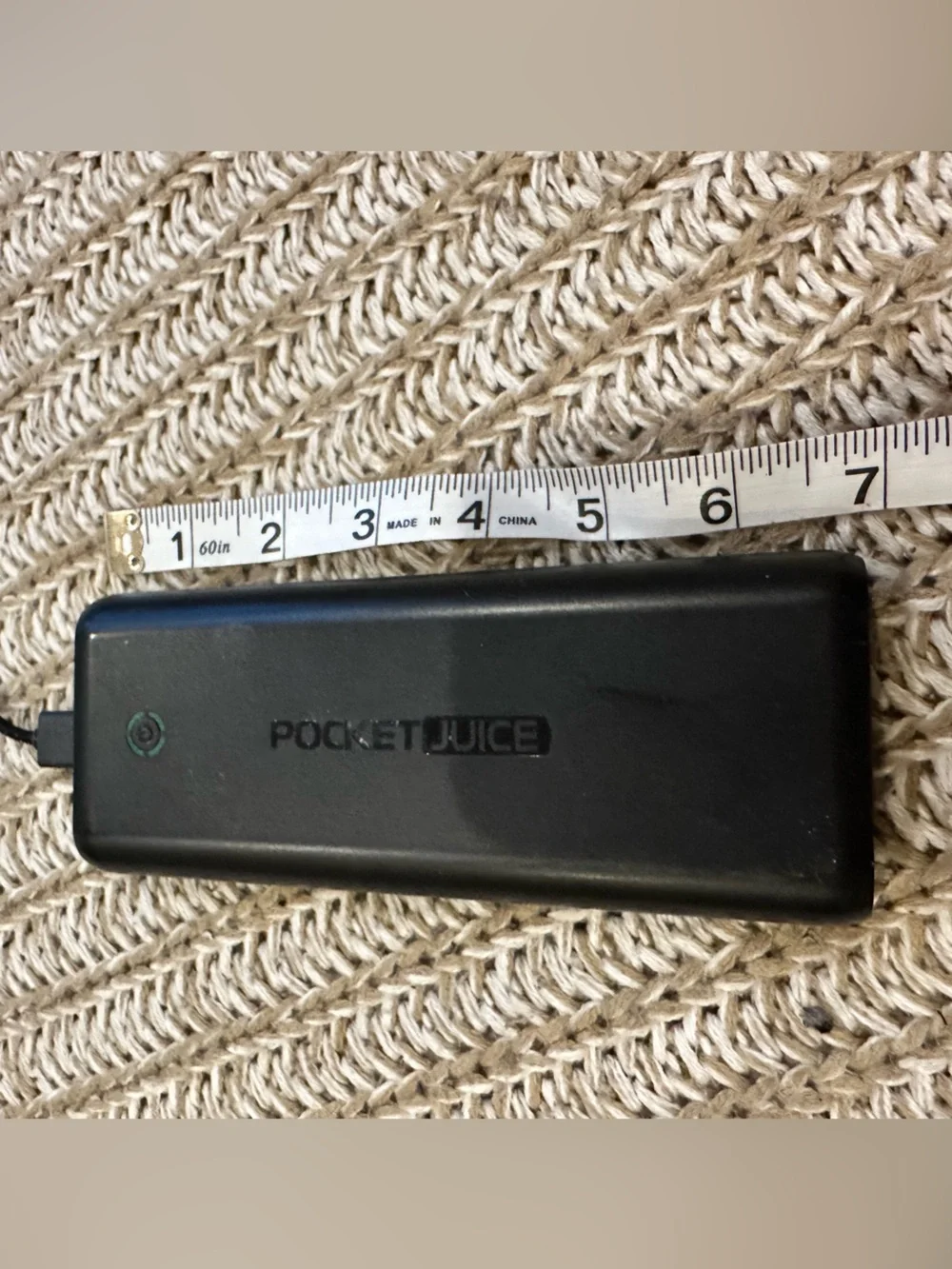 Pocket Juice Portable Charger Power Bank - Black